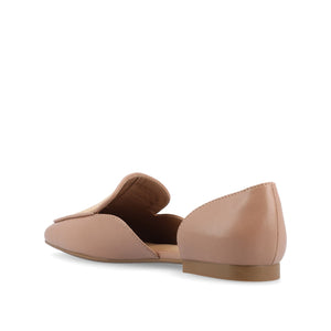 KENNZA LOAFER FLATS IN VEGAN LEATHER - Tan