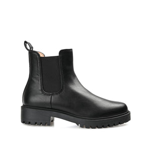 KENOVA CHELSEA BOOTIES IN VEGAN LEATHER - Black