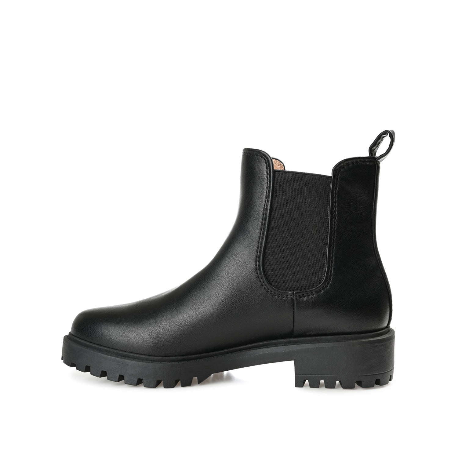 KENOVA CHELSEA BOOTIES IN VEGAN LEATHER - Black