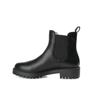 KENOVA CHELSEA BOOTIES IN VEGAN LEATHER - Black