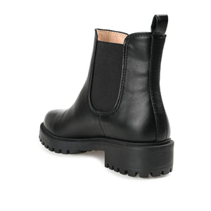 KENOVA CHELSEA BOOTIES IN VEGAN LEATHER - Black