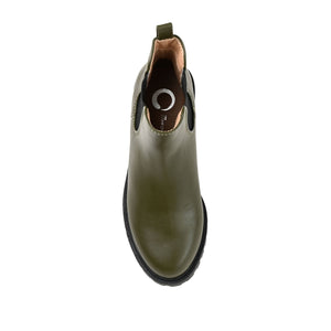 KENOVA CHELSEA BOOTIES IN WIDE - Olive