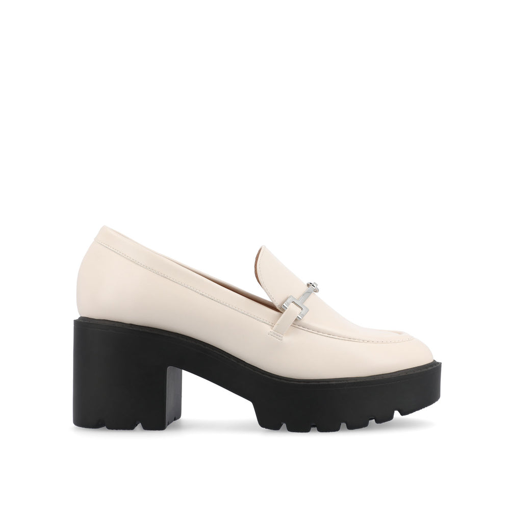 KEZZIAH BLOCK HEEL LOAFERS IN WIDE