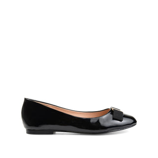 KIM ROUND TOE BALLET FLATS IN PATENT