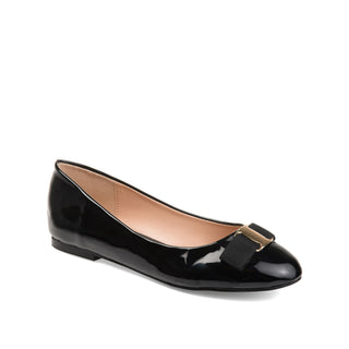 KIM ROUND TOE BALLET FLATS IN PATENT