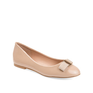 KIM ROUND TOE BALLET FLATS IN PATENT