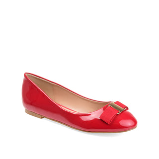 KIM ROUND TOE BALLET FLATS IN PATENT