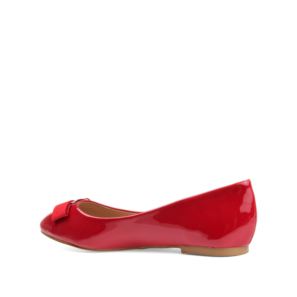 KIM ROUND TOE BALLET FLATS IN PATENT