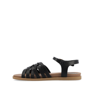 KIMMIE MULTI STRAP SANDAL IN FAUX LEATHER