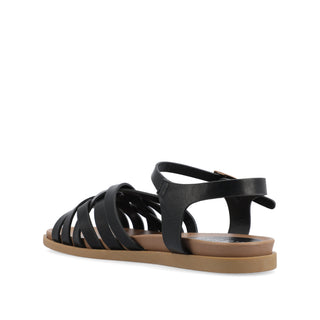 KIMMIE MULTI STRAP SANDAL IN FAUX LEATHER