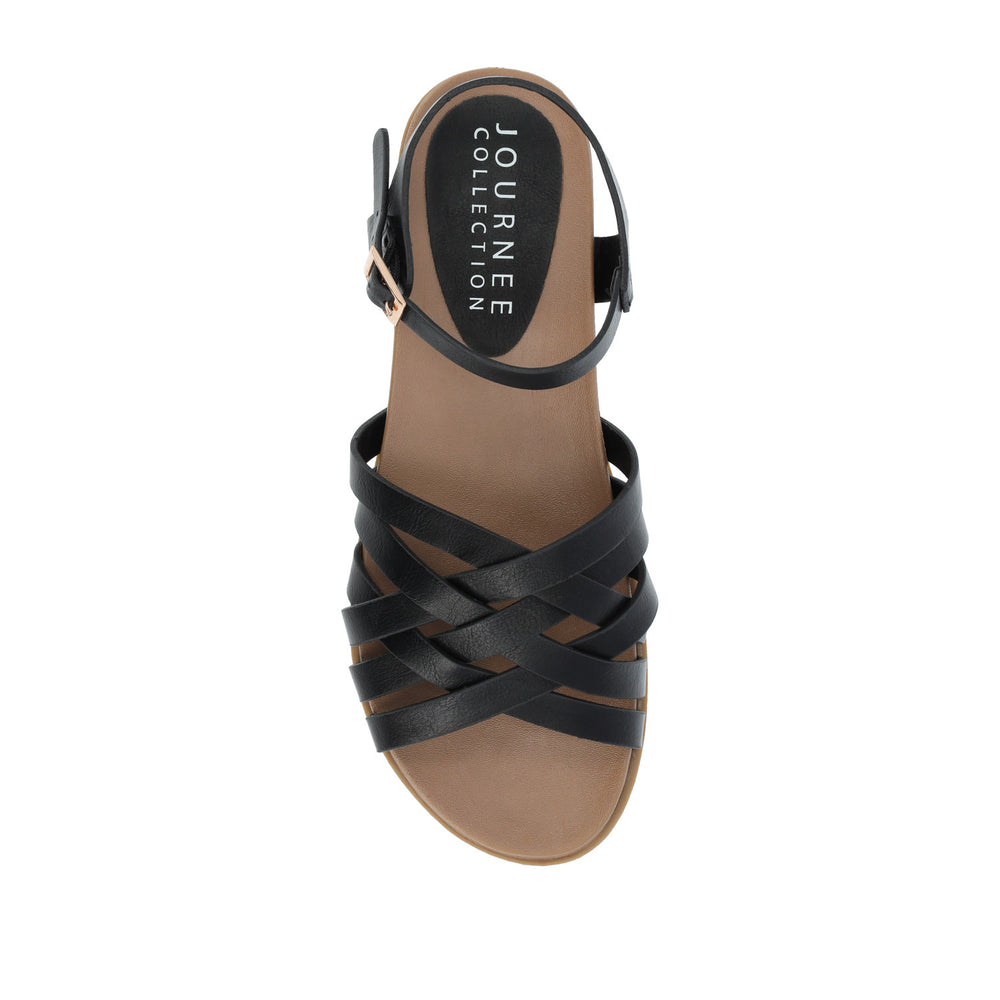 KIMMIE MULTI STRAP SANDAL IN FAUX LEATHER