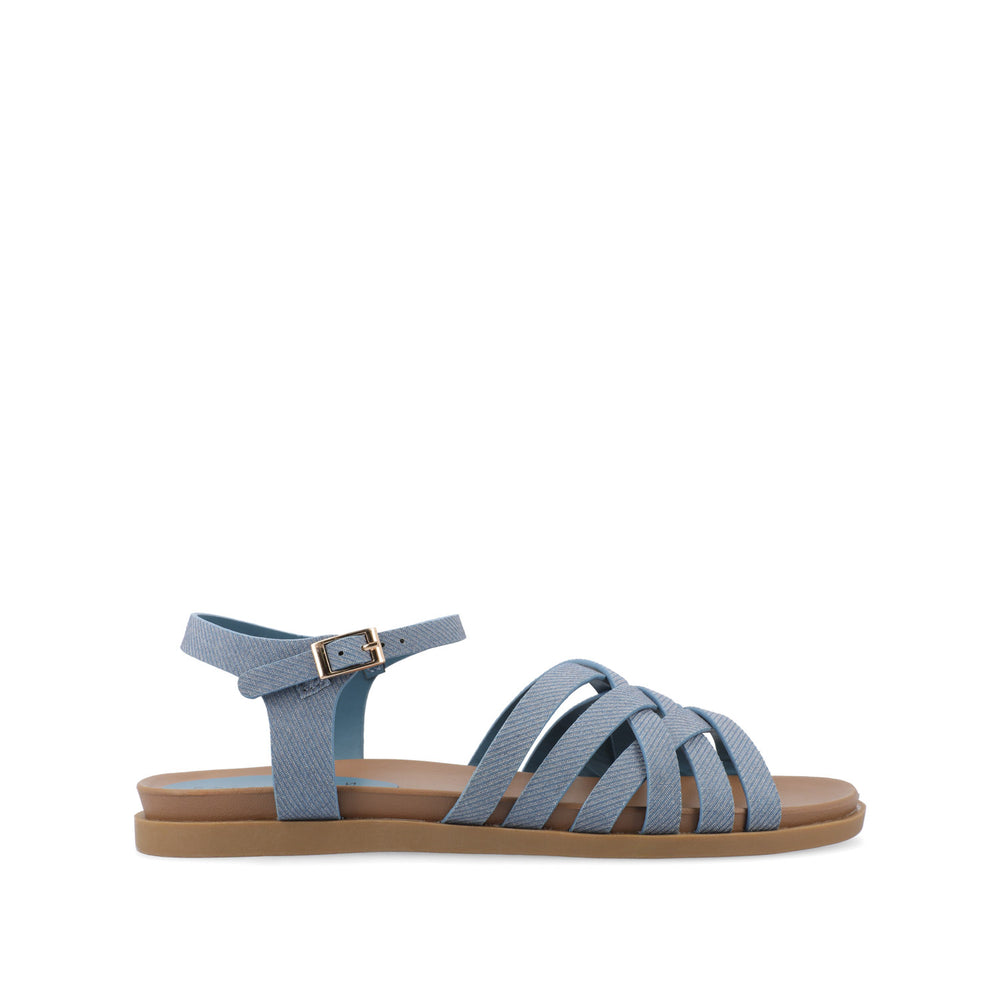 KIMMIE MULTI STRAP SANDAL IN FAUX LEATHER