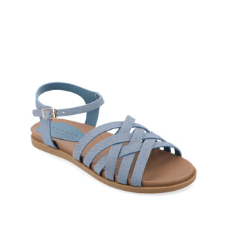 KIMMIE MULTI STRAP SANDAL IN FAUX LEATHER