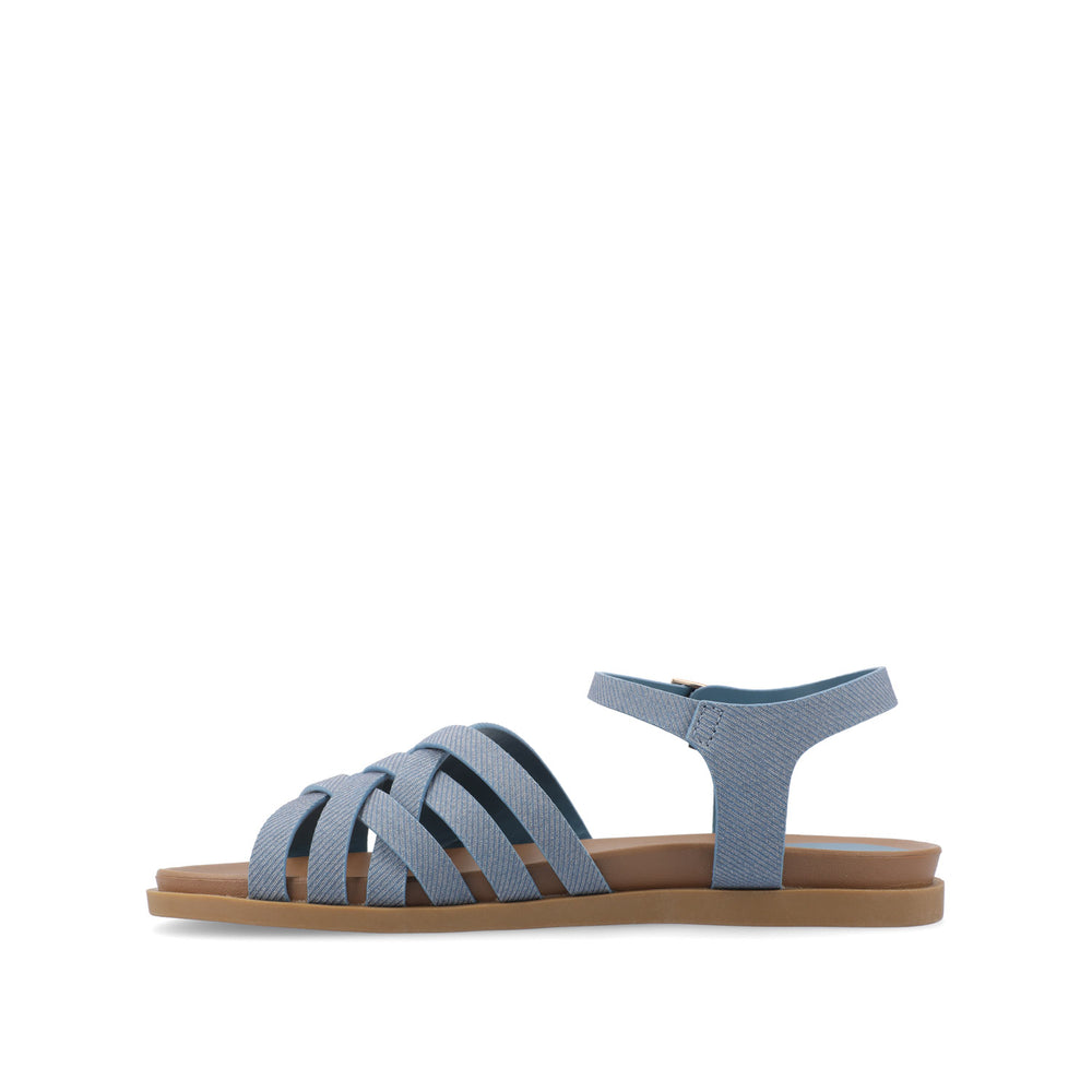 KIMMIE MULTI STRAP SANDAL IN FAUX LEATHER