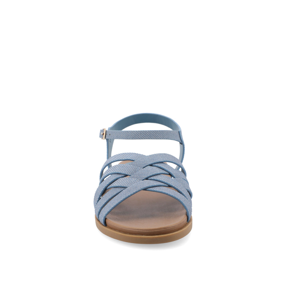 KIMMIE MULTI STRAP SANDAL IN FAUX LEATHER