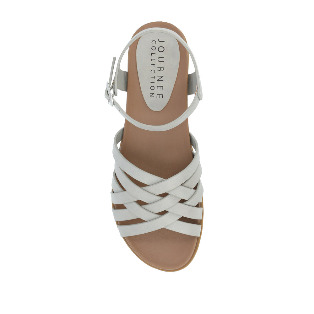 KIMMIE MULTI STRAP SANDAL IN FAUX LEATHER