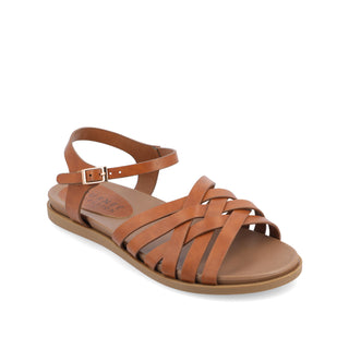 KIMMIE MULTI STRAP SANDAL IN FAUX LEATHER