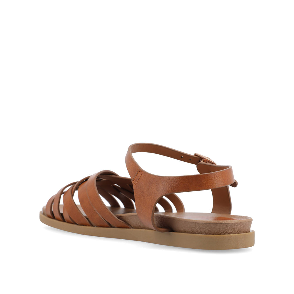 KIMMIE MULTI STRAP SANDAL IN FAUX LEATHER