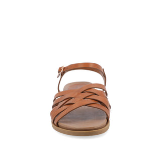 KIMMIE MULTI STRAP SANDAL IN FAUX LEATHER