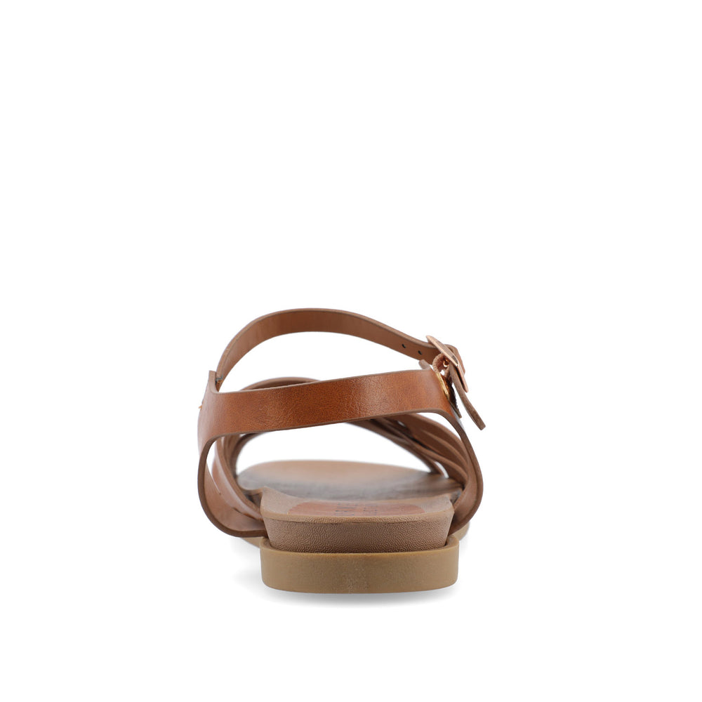 KIMMIE MULTI STRAP SANDAL IN FAUX LEATHER