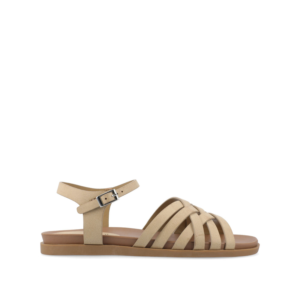 KIMMIE MULTI STRAP SANDAL IN FAUX LEATHER