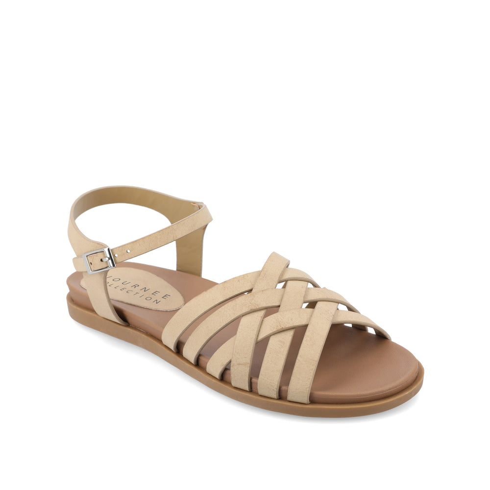 KIMMIE MULTI STRAP SANDAL IN FAUX LEATHER