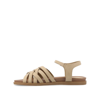 KIMMIE MULTI STRAP SANDAL IN FAUX LEATHER