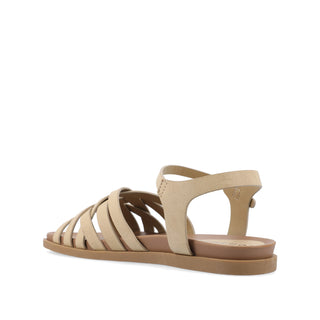 KIMMIE MULTI STRAP SANDAL IN FAUX LEATHER