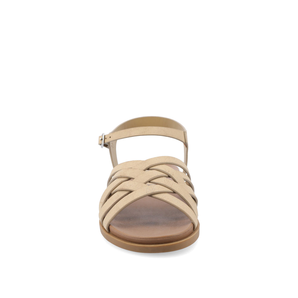 KIMMIE MULTI STRAP SANDAL IN FAUX LEATHER