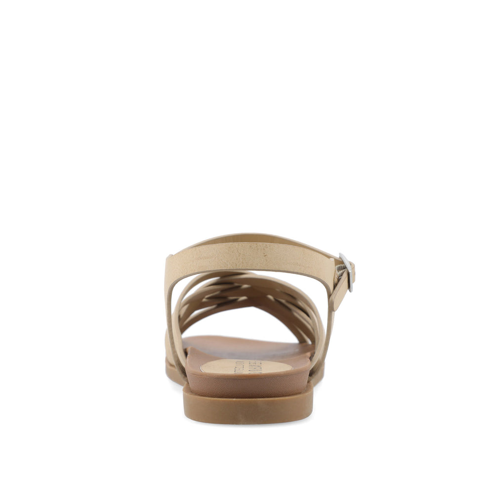 KIMMIE MULTI STRAP SANDAL IN FAUX LEATHER