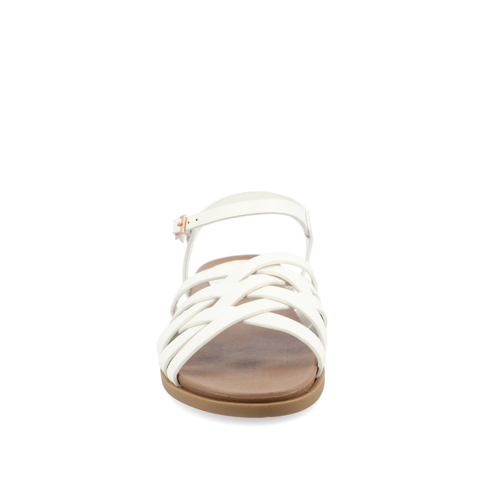 KIMMIE MULTI STRAP SANDAL IN FAUX LEATHER