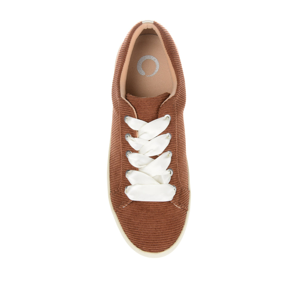 KINSLEY LACE-UP SNEAKERS IN CORDUROY