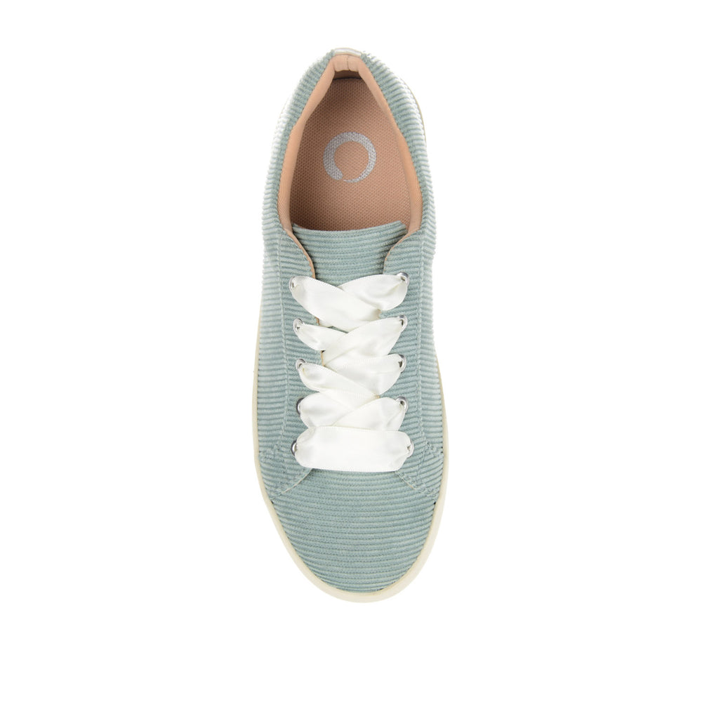 KINSLEY LACE-UP SNEAKERS IN CORDUROY