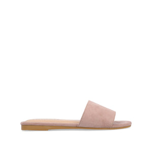 KOLINNA STATEMENT SLIDE SANDALS IN WIDE - Mauve