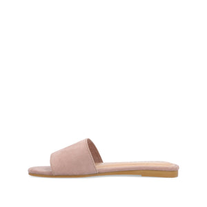 KOLINNA STATEMENT SLIDE SANDALS IN WIDE - Mauve