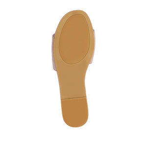 KOLINNA STATEMENT SLIDE SANDALS IN WIDE - Mauve