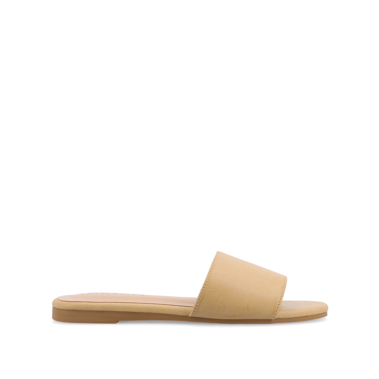 KOLINNA SLIDE SANDALS IN STATEMENT - Nude