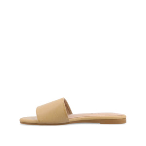 KOLINNA SLIDE SANDALS IN STATEMENT - Nude