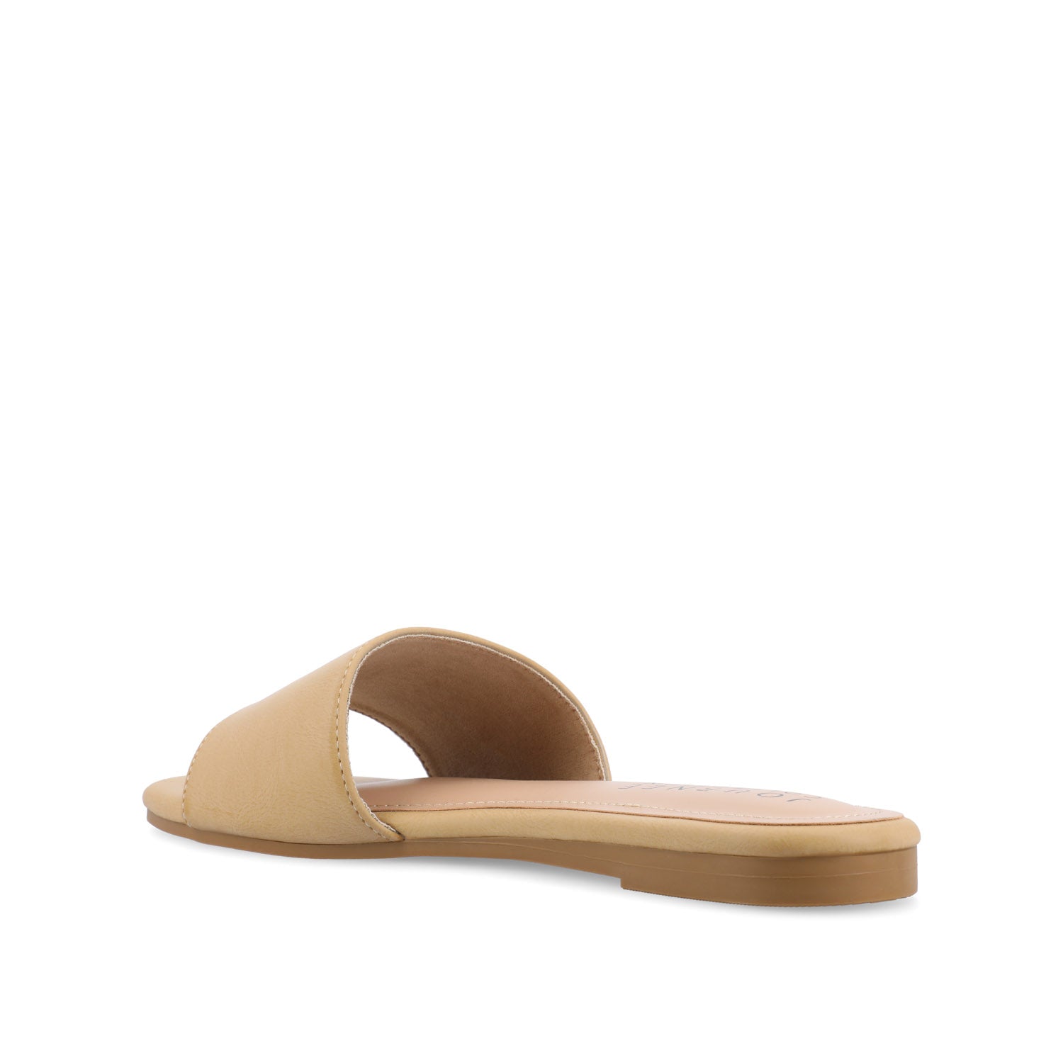 KOLINNA STATEMENT SLIDE SANDALS IN WIDE - Nude