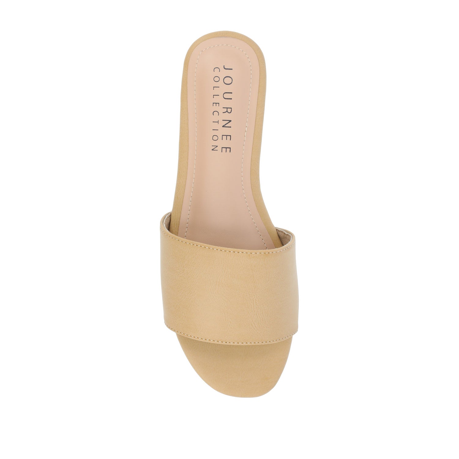 KOLINNA SLIDE SANDALS IN STATEMENT - Nude