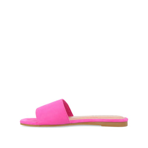KOLINNA STATEMENT SLIDE SANDALS IN WIDE - Pink