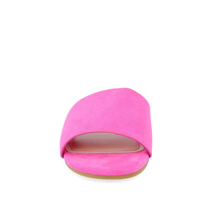 KOLINNA STATEMENT SLIDE SANDALS IN WIDE - Pink