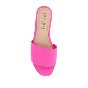 KOLINNA SLIDE SANDALS IN STATEMENT - Pink