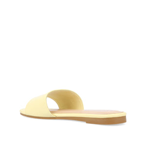 KOLINNA SLIDE SANDALS IN STATEMENT - Yellow