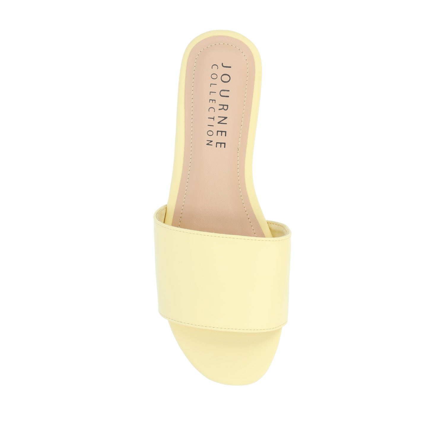 KOLINNA SLIDE SANDALS IN STATEMENT - Yellow