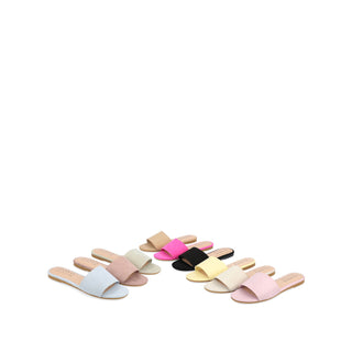 KOLINNA SLIDE SANDALS IN STATEMENT