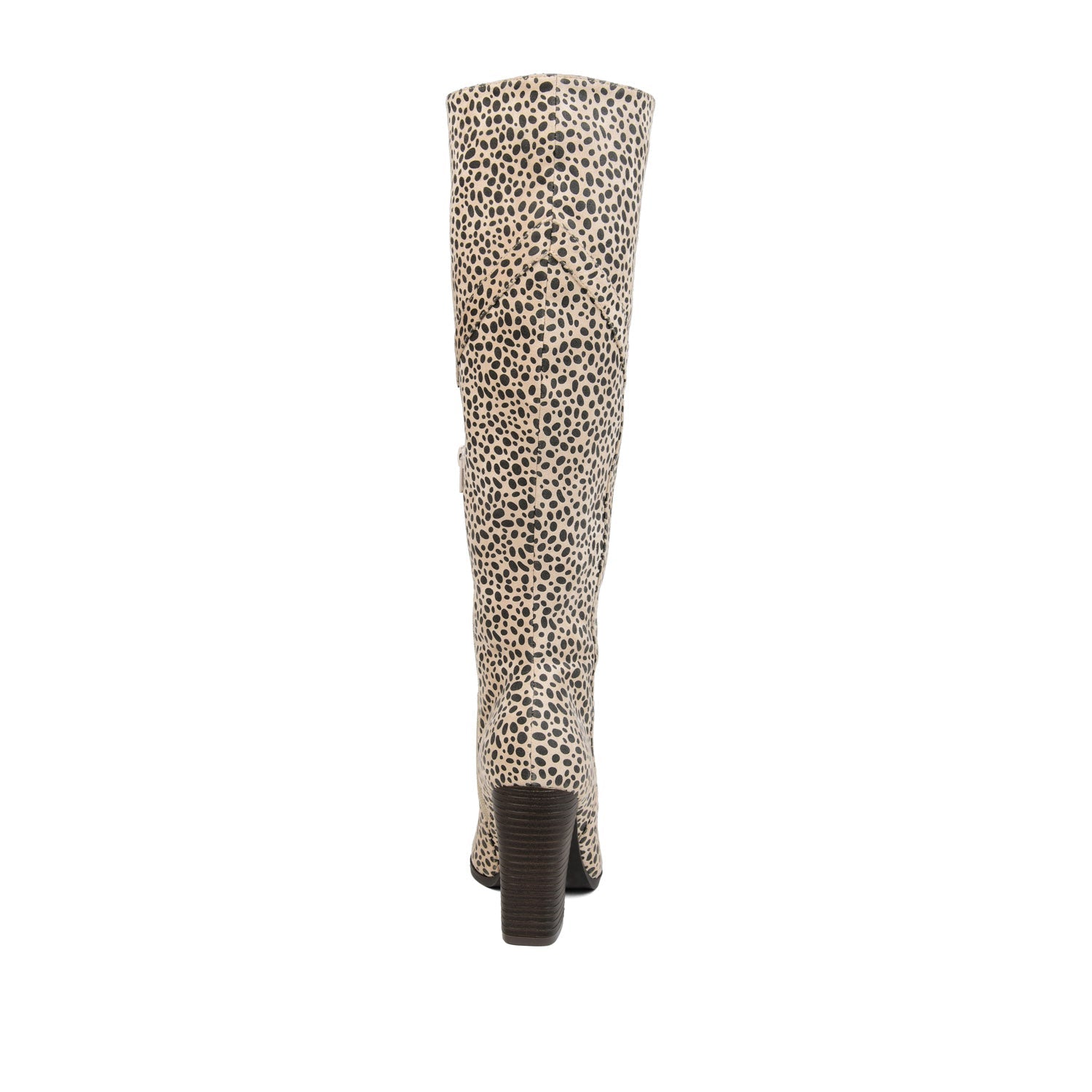 KYLLIE KNEE-HIGH BOOTS IN WIDE CALF - Cheetah Faux Suede 2
