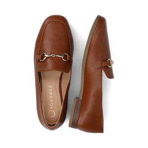 LACIE SLIP ON LOAFERS - Cognac