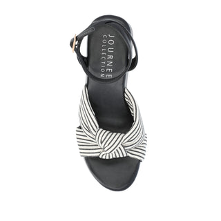 LAILEE PLATFORM SANDALS IN FABRIC