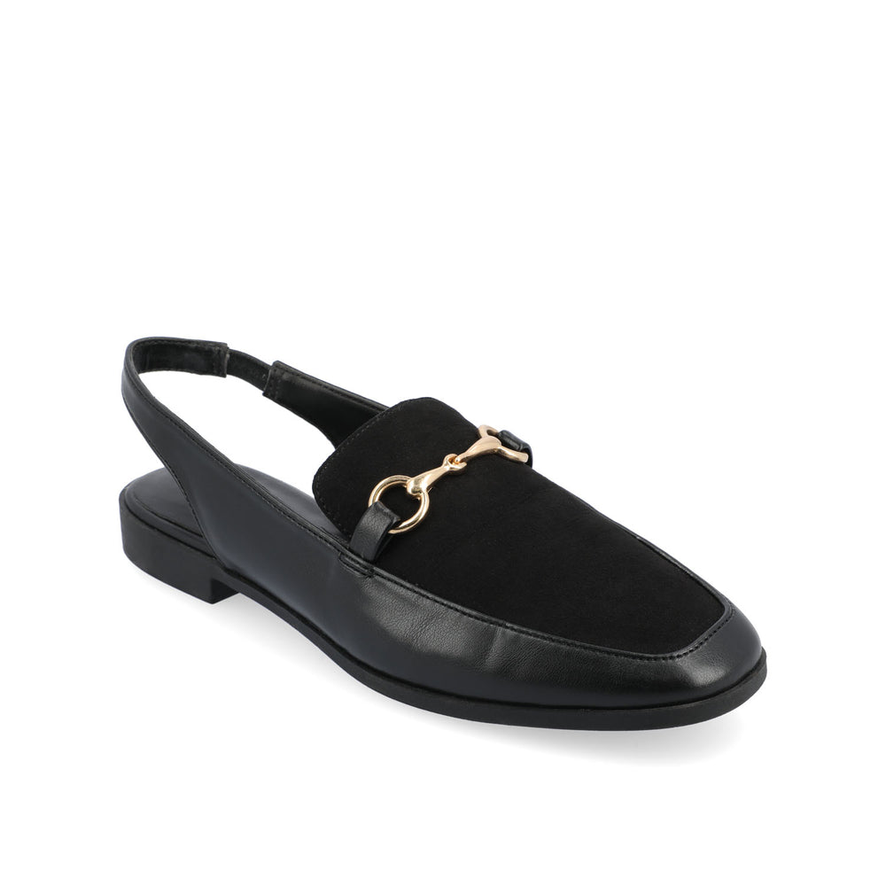 LAINEY LOAFER FLATS IN FAUX LEATHER